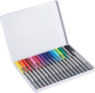 EDDING Fineliner 55 16 Stück Kunststoffspitze 0.3 mm farbig sortiert