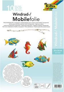 FOLIA Mobilefolie 10 Bögen PVC 0.4 mm 23 x 33 cm transparent