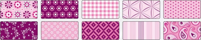 FOLIA Motivkarton Basics 10 Bögen 270 g/m² 50 x 70 cm rosa