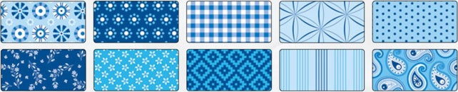 FOLIA Motivkarton Basics 10 Bögen 270 g/m² 50 x 70 cm blau