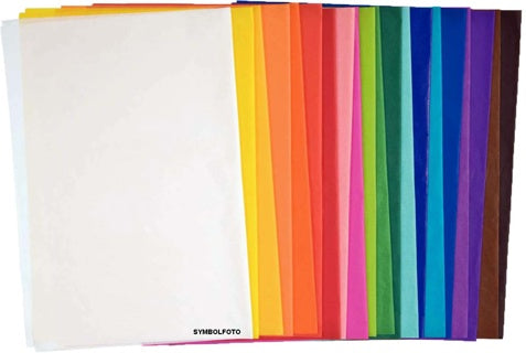 FOLIA Blumenseide-Set 520 Bögen 20 g/m² 50 x 70 cm 20 Farben