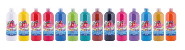 JOLLY Malfarbe Tempera 14 Stück à 500 ml farbig sortiert