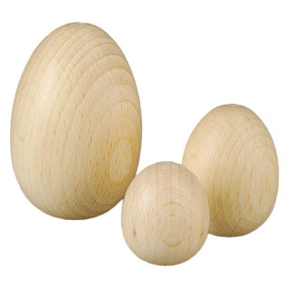 EFCO Rohholzeier 25 Stück 3 mm halbgebohrt 25 x 30 mm natur
