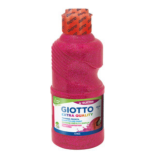 GIOTTO Glitterfarbe Tempera 250 ml magenta