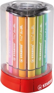 STABILO Dreikant-Filzstiftset Trio Scribbi 368/12-01 12 Stück bunt