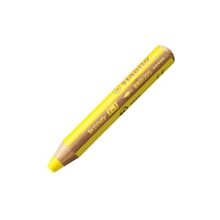 STABILO Buntstift woody 3 in 1 880/205 5 Stück gelb