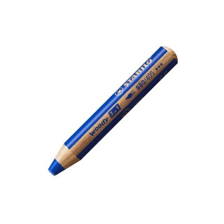 STABILO Buntstift woody 3 in 1 880/405 5 Stück ultramarinblau
