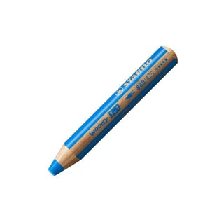 STABILO Buntstift woody 3 in 1 880/425 5 Stück mittelblau