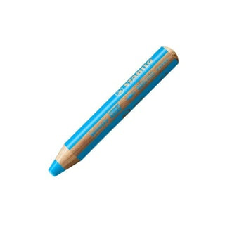 STABILO Buntstift woody 3 in 1 880/450 5 Stück cyanblau