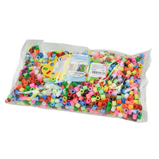 NABBI Bügelperlen Jumbo 2.400 Stück 10 x 10 mm Ø 5.5 mm Standardfarben