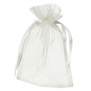 EFCO Organzabeutel 12 Stück 12.5 x 17 cm creme