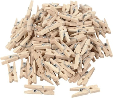 EFCO Holzklammern 25 Stück 30 mm natur