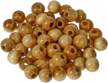 EFCO Holzperlen 110 Stück 2 mm Bohrung Ø 6 mm natur