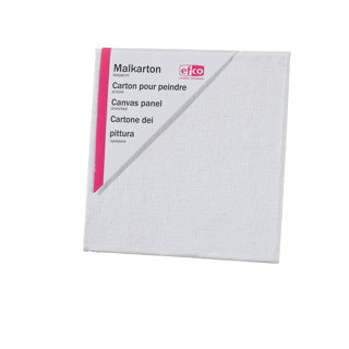 EFCO Malkarton 10 x 10 cm bespannt weiß