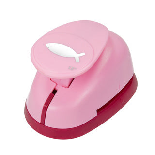 EFCO Motivstanzer "Fischsymbol" L 37 x 14 mm pink