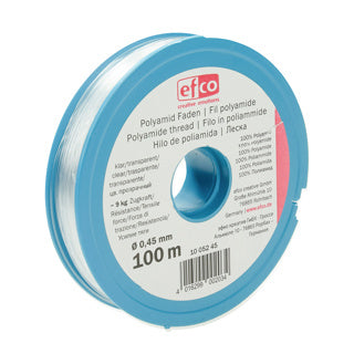 EFCO Perlonfaden 1 Rolle 0.45 mm x 100 m transparent