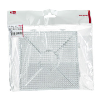 PHOTOPEARLS® Legeplatte 2 Stück Quadrat 15 x 15 cm transparent