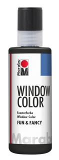 MARABU Fensterfarbe fun & fancy Window Color 80 ml konturen-schwarz