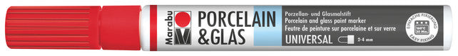 MARABU Porzellan- u. Glasmalstift 2 - 4 mm kirschrot