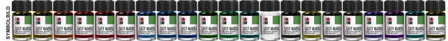 MARABU Marmorierfarbe easy marble Set 20x 15 ml farbig sortiert