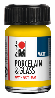 MARABU Porzellan- u. Glasmalfarbe 15 ml sonnengelb matt