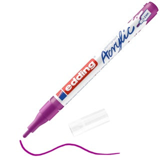 EDDING Acrylmarker 5300 mit Rundspitze 1-2 mm (F) permanent beere