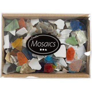CREATIV COMPANY Mosaiksteine 2 kg 8 - 20 mm farbig sortiert