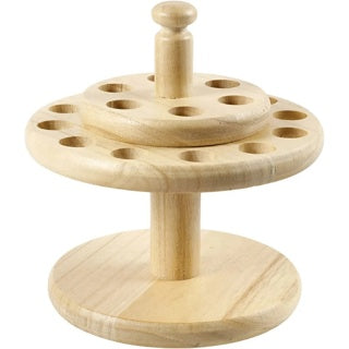 CREATIV COMPANY Scherenhalter für 18 Scheren Ø 19 x 13 cm natur