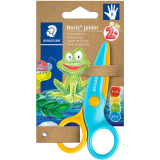 STAEDTLER Sicherheitsschere Noris® junior 965 40 BK für Kleinkinder 10 cm blau/gelb