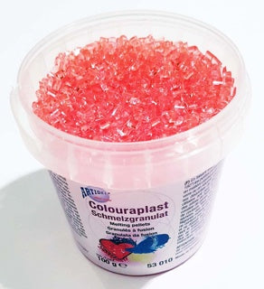 COLOURAPLAST Schmelzgranulat 100 g rosa