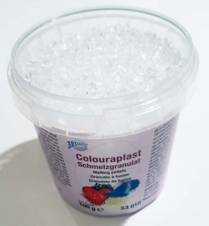 COLOURAPLAST Schmelzgranulat 100 g transparent