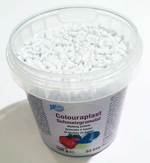 COLOURAPLAST Schmelzgranulat 100 g weiß