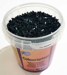 COLOURAPLAST Schmelzgranulat 100 g schwarz