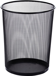 OFFICE DELIGHT Papierkorb Mesh Netzdraht schwarz