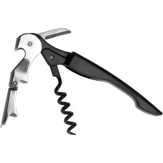 Korkenzieher mit Hänger Metall 120 mm schwarz