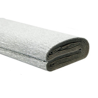 FOLIA Krepppapier 250 x 50 cm 32 g/m² 10 Rollen silber