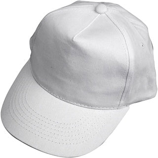 CREATIV COMPANY Kappe 100% Baumwolle 49.5 - 56 cm weiß