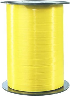 CLAIREFONTAINE Geschenkband Rolle 7 mm x 500 m gelb glatt