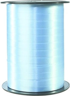 CLAIREFONTAINE Geschenkband Rolle 7 mm x 500 m hellblau glatt