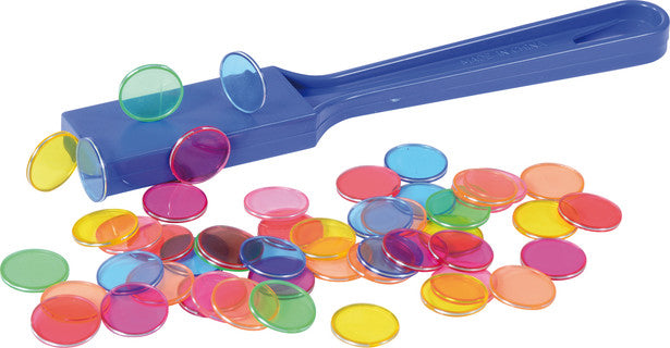 EDUPLAY Magnetstab inkl. 50 Chips bunt sortiert