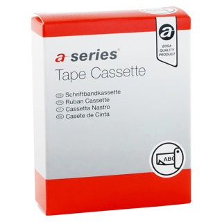 A-SERIES Schriftband für BROTHER P-Touch TZe221 9 mm x 8 m schwarz auf weiß