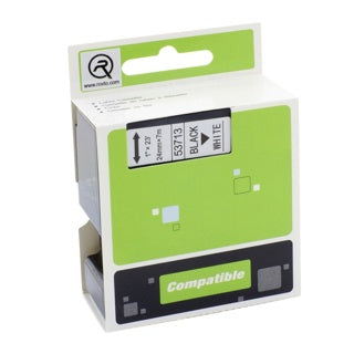 A-SERIES Schriftband für DYMO 53713 24 mm x 7 m schwarz auf weiß