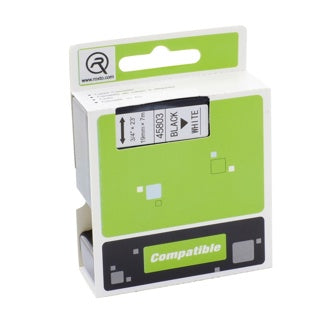 A-SERIES Schriftband für DYMO 45803 19 mm x 7 m schwarz auf weiß