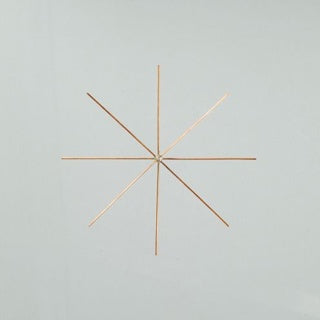 EFCO Creative Drahtsterne für Perlen 10 cm 4 Stück natur