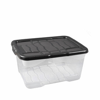 CEP Aufbewahrungsbox Curve 10 l mit Deckel transparent