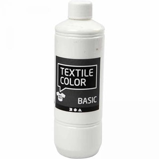 CREATIV COMPANY Textilfarbe Basic 500 ml weiß