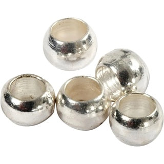 CREATIV COMPANY Quetschperlen 100 Stück Ø 2 mm silber