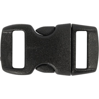 CREATIV COMPANY Klickverschluss 4 Stück 15 x 29 mm schwarz