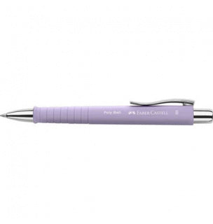 FABER-CASTELL Kugelschreiber Poly Ball XB mit Druckmechanik 0.6 mm sweet lilac