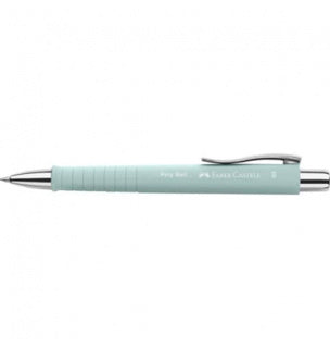 FABER-CASTELL Kugelschreiber Poly Ball XB mit Druckmechanik 0.6 mm caribic blue
